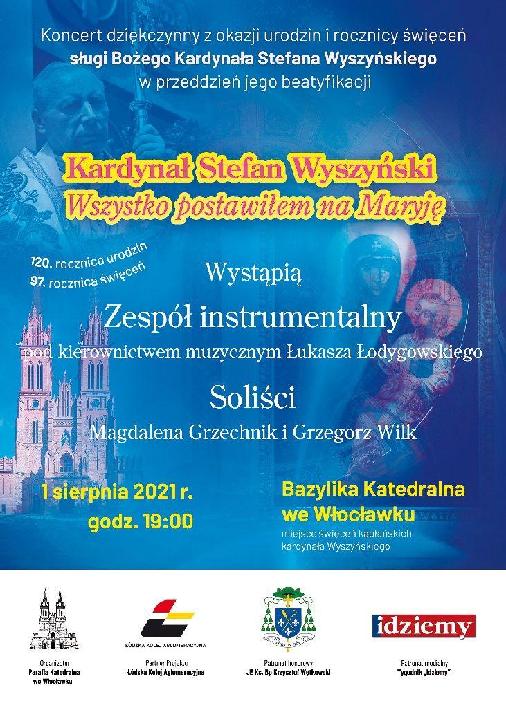 Bazylika katedralna: koncert poświęcony kard. S. Wyszyńskiemu (zaproszenie)