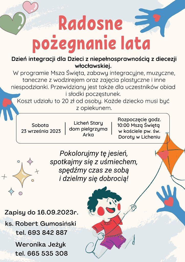 Dzień integracji dla dzieci z niepełnosprawnością (zaproszenie)