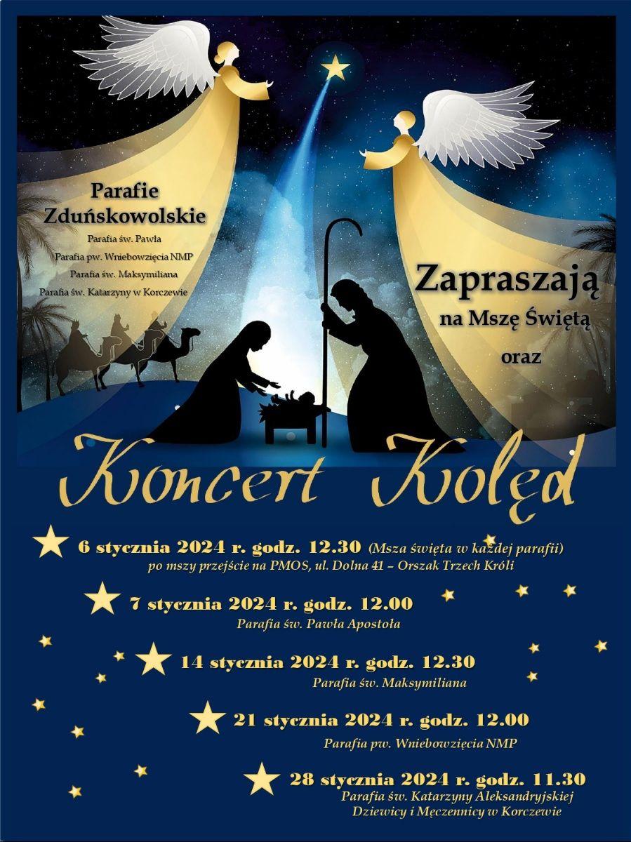 Zduńska Wola: koncerty kolęd (zaproszenie)
