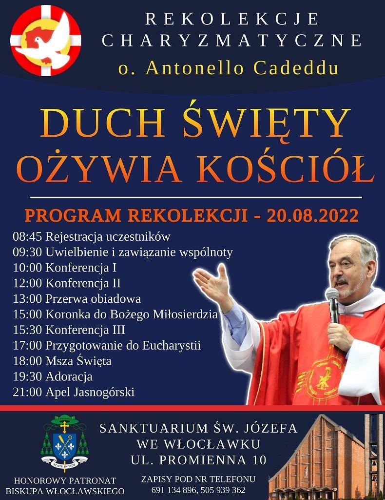 Włocławek: rekolekcje charyzmatyczne w parafii św. Józefa (zaproszenie)