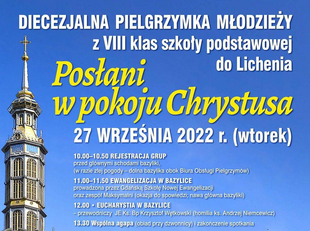 Diecezjalna Pielgrzymka VIII klas do Lichenia (program)