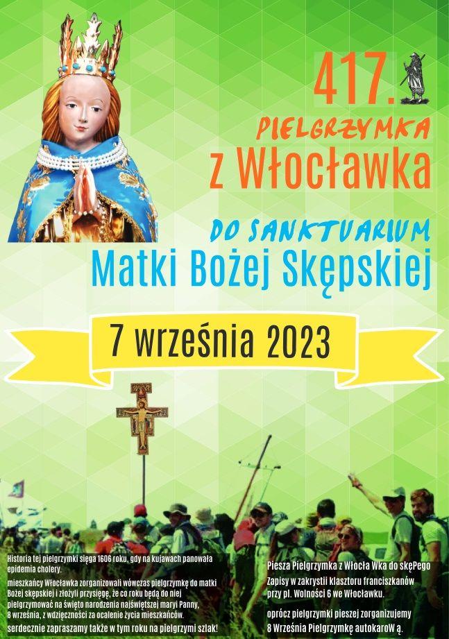 Piesza Pielgrzymka w Włocławka do Skępego (zaproszenie)