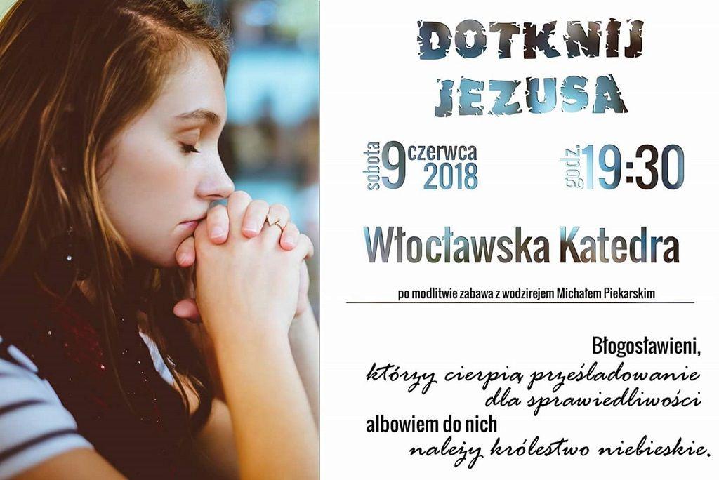 Spotkanie młodych Dotknij Jezusa (zaproszenie)
